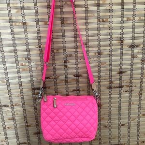 MZ Wallace Neon Pink Metro Scout Crossbody